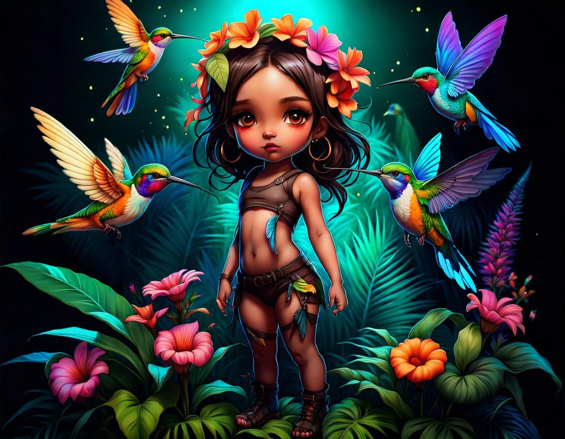 Girl in Tropics III