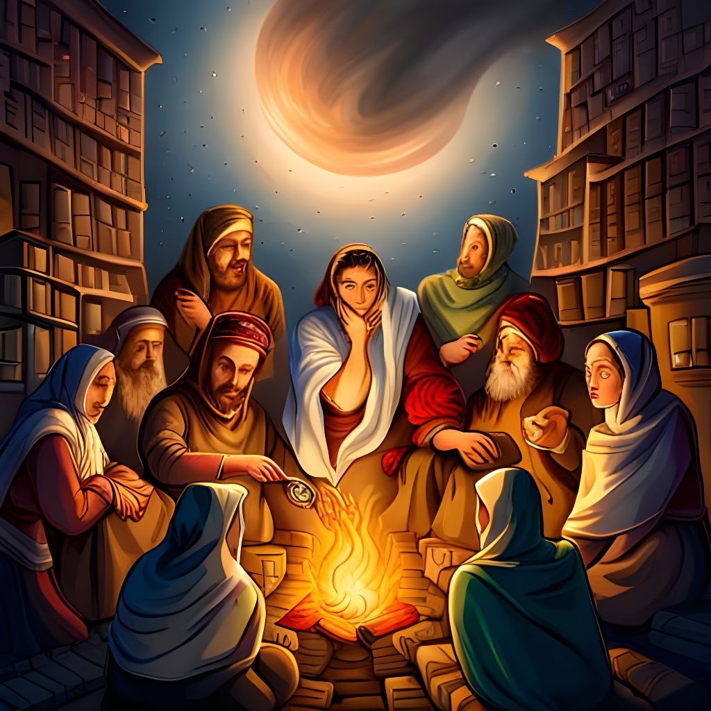 Lag BaOmer Greeting Card🔥 - AI Generated Artwork - NightCafe Creator