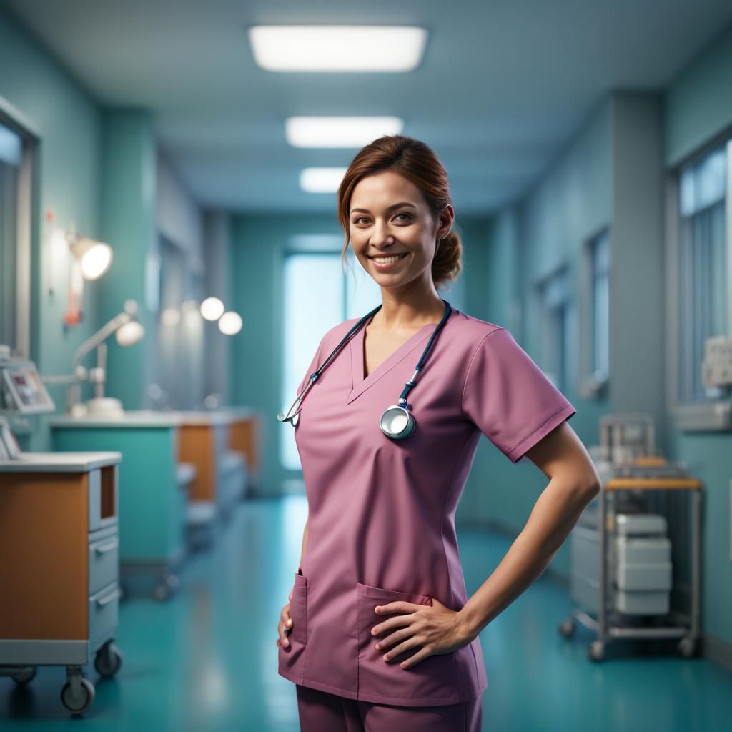 Registered Nurse - AI Generated Artwork - NightCafe Creator