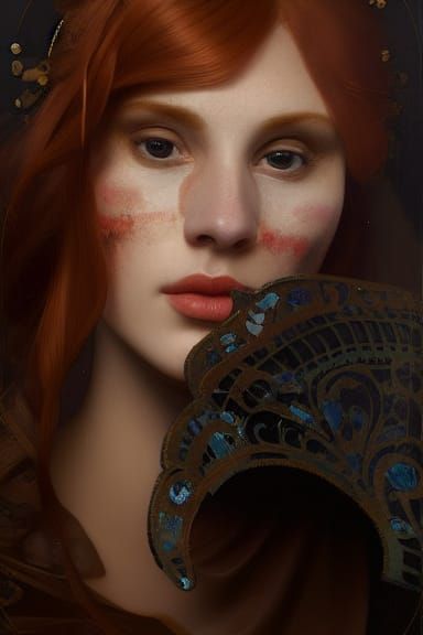 The Girl with the mask
