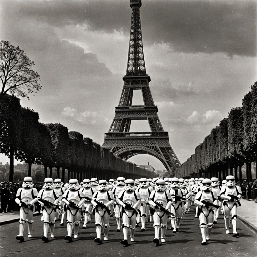 The Galactic Empire invades France, 1940  by @Knwdd