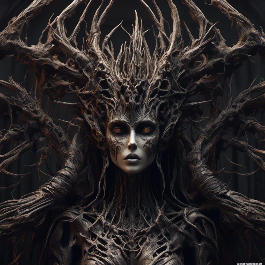 (mutant_woman) Hans Ruedi Giger style a masterpiece, 8k resolution ...