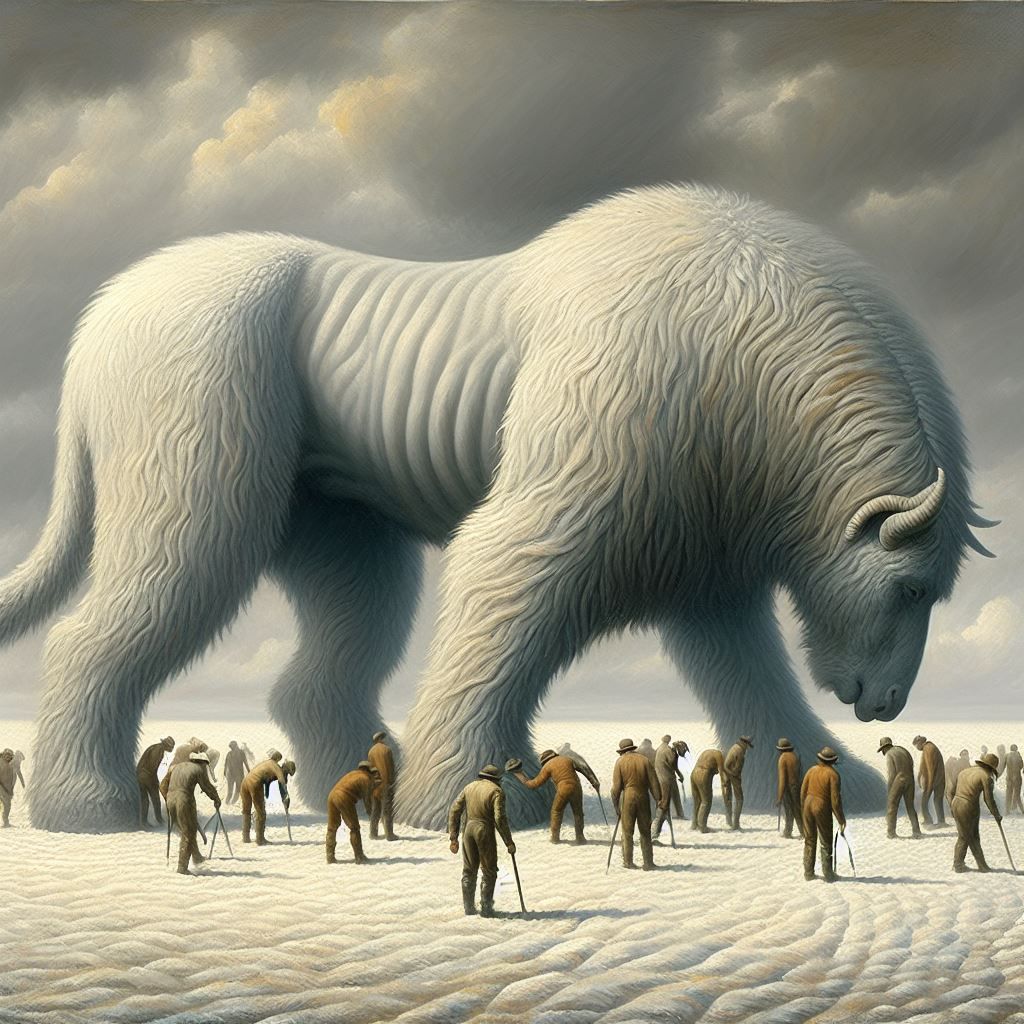 Poème de Charles Baudelaire Sous un grand ciel gris, dans un...