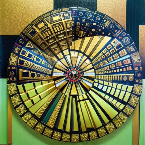 Gustav Klimt, 3d, Gold, Silver, Spray paint, Acrylic, High c...