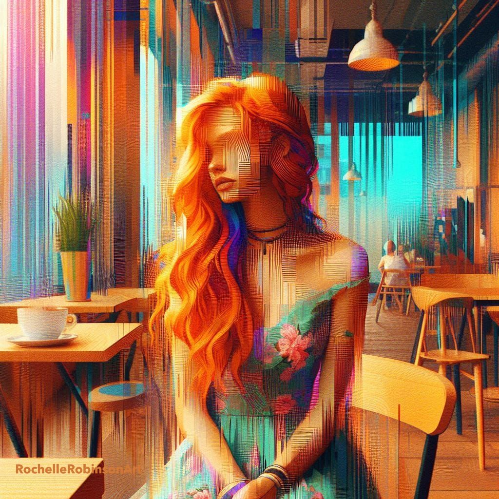 Woman at the Cafe - Ginger Hair