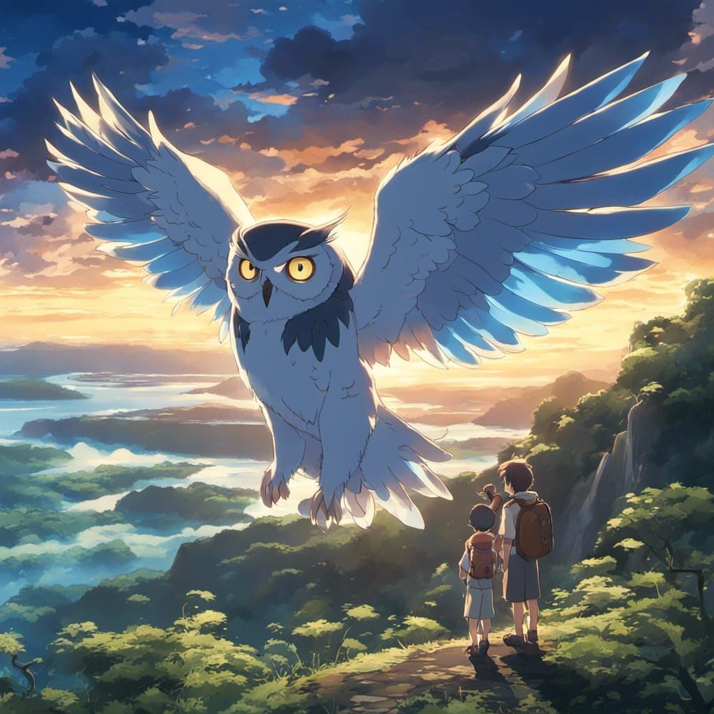 6 Cute Owl, anime owl HD phone wallpaper | Pxfuel