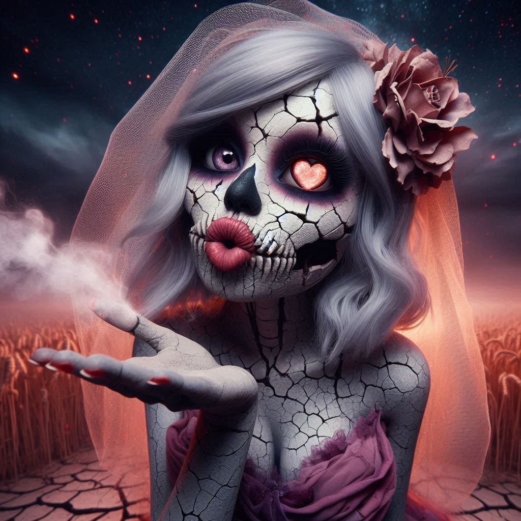 Heart-Wink-Eyes The Bride's DALLoween Heart Kiss 😍😘