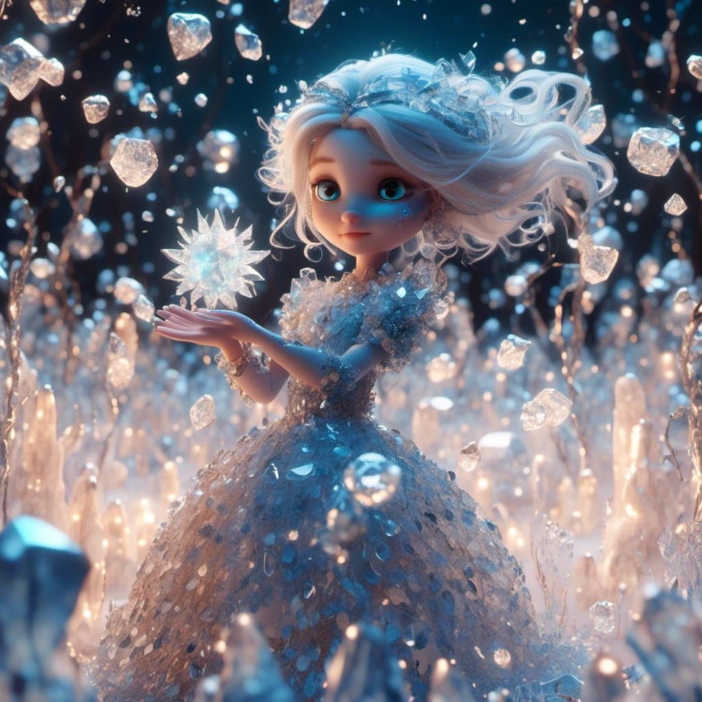 Crystal Winter Snow Child