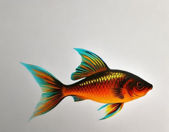 Abstract goldfish   by @Neelix