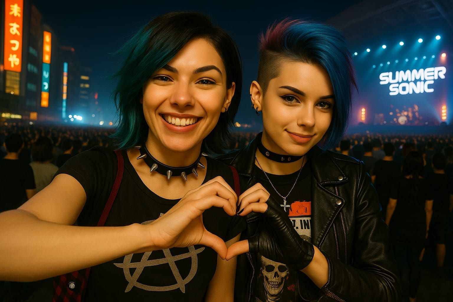 punk girls at Summer Sonic Festival - Finally Together v2