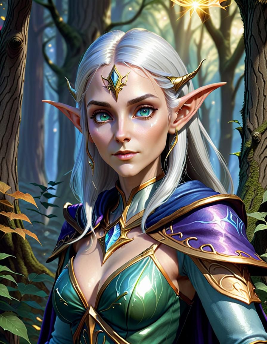 High Elf Wizard - AI Generated Artwork - NightCafe Creator