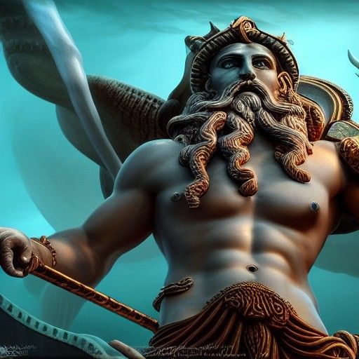 Poseidon god of the sea
