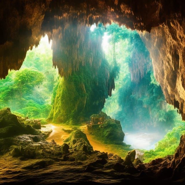 Cave in Thailand  by @Nk 