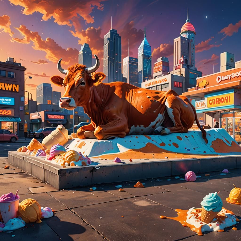 Betty the Cow has not become an ice cream icon