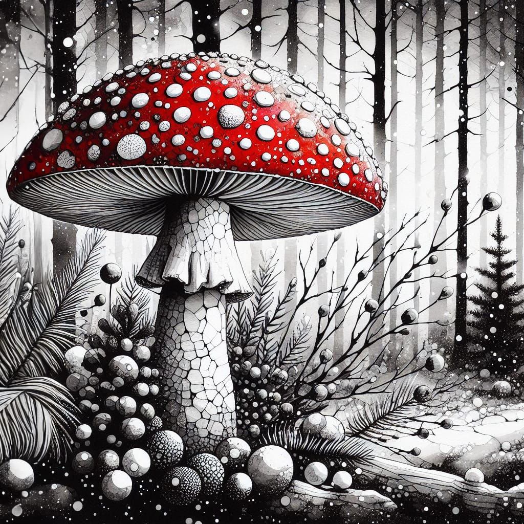 Amanita Muscaria Mushrooms