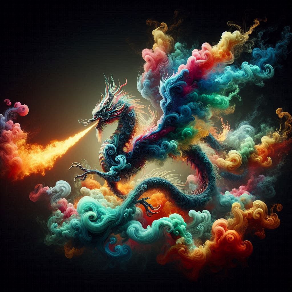 Colorful dragon