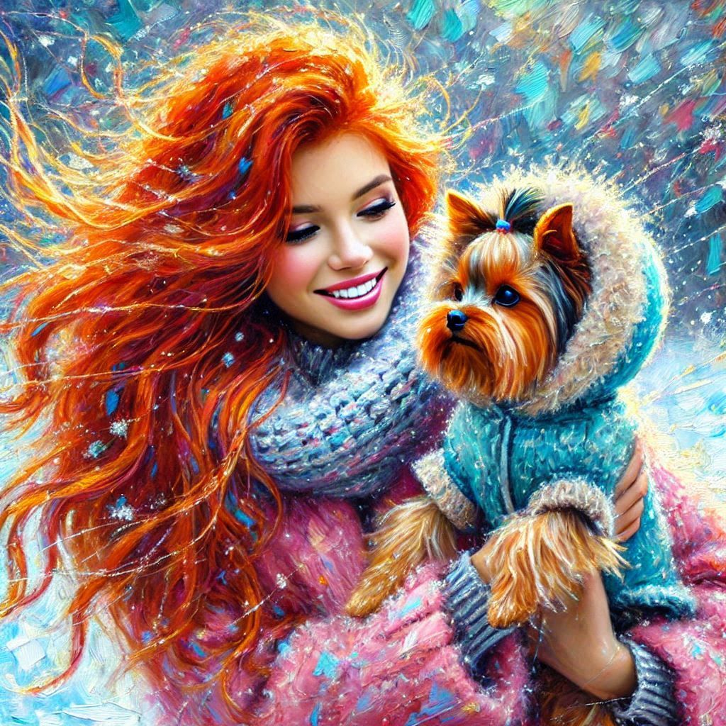 Winter Portrait with a Friend