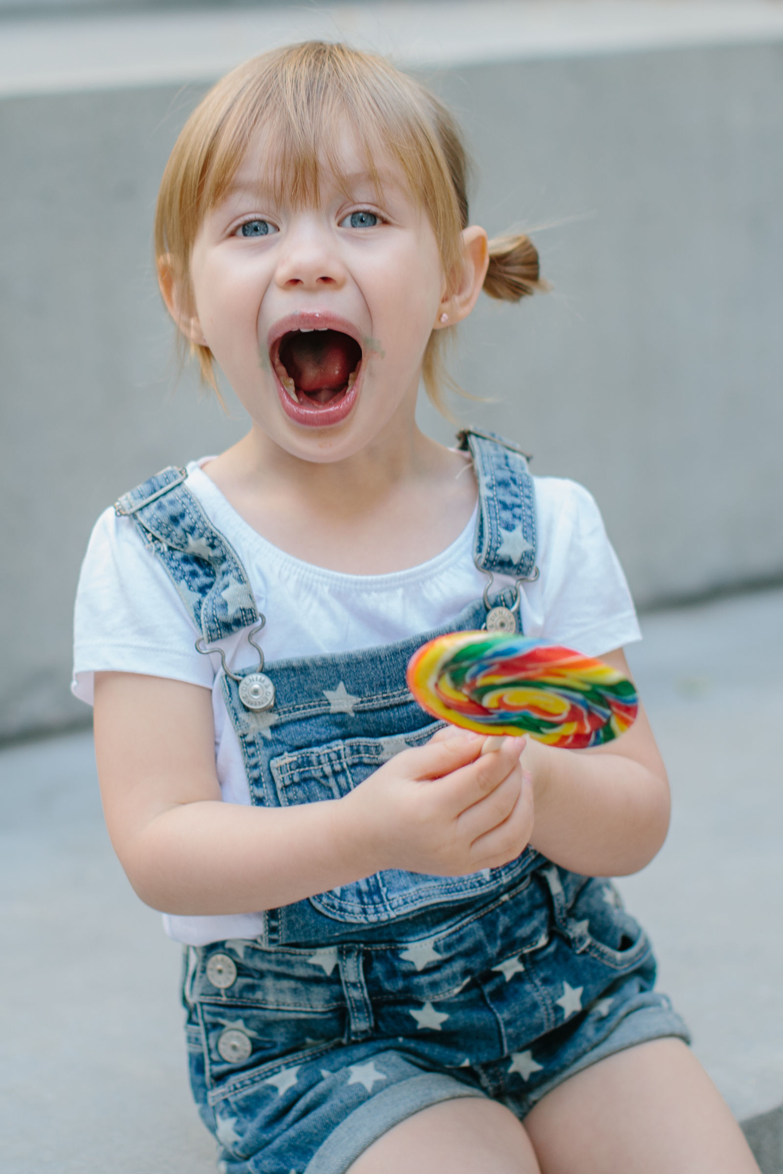 Little Girl with Lolly