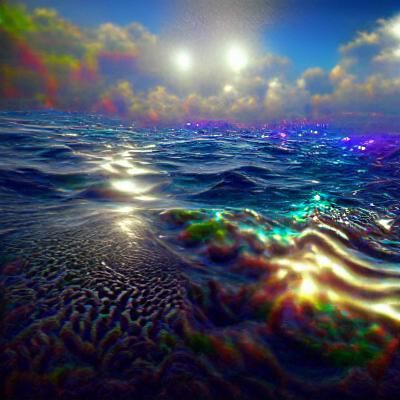 psychedelic sea