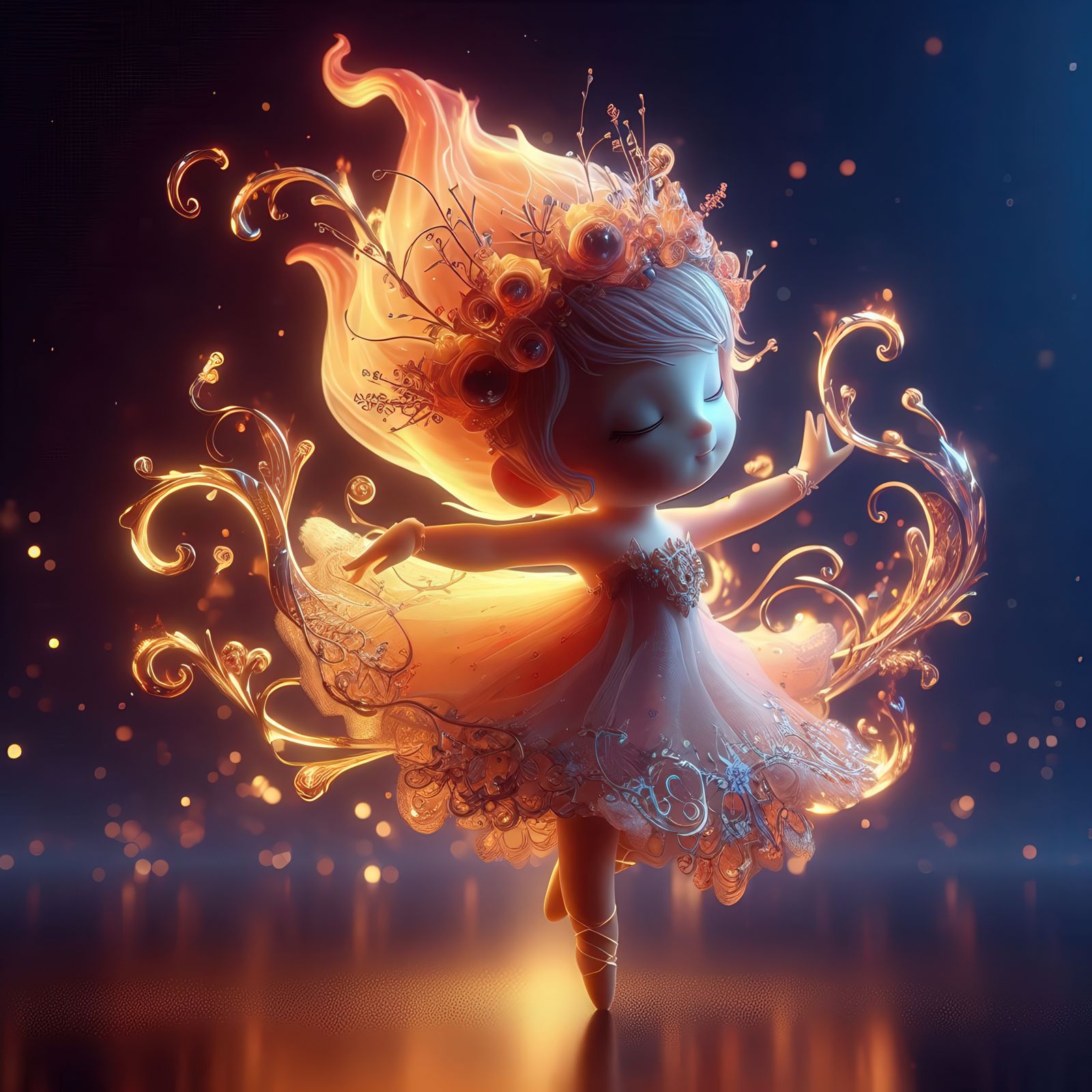 Fire and Ice dancing queen.