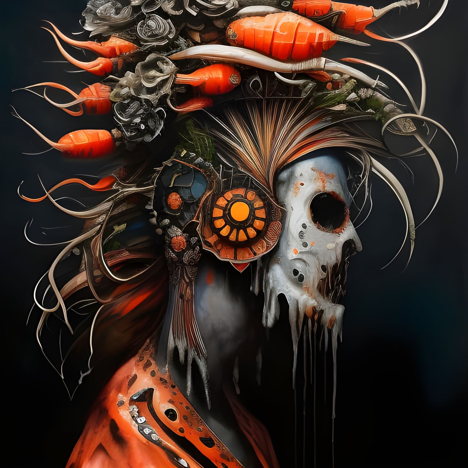 Carrot-head zombie