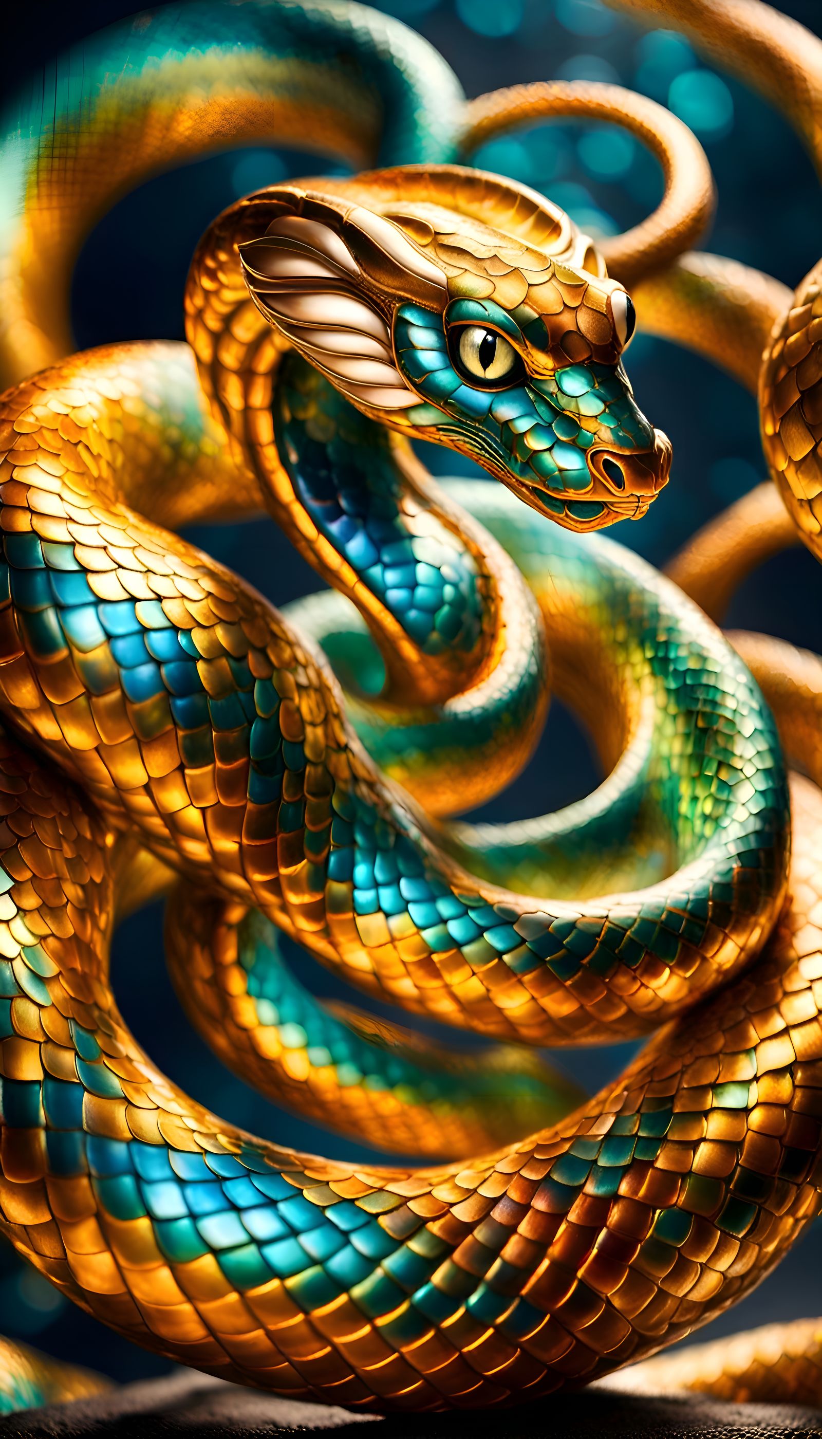 Beautiful Serpent - AI Generated Artwork - NightCafe Creator