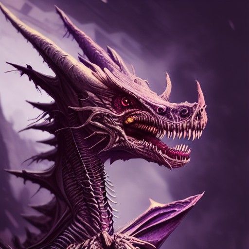 Death Dragon - Ai Generated Artwork - Nightcafe Creator