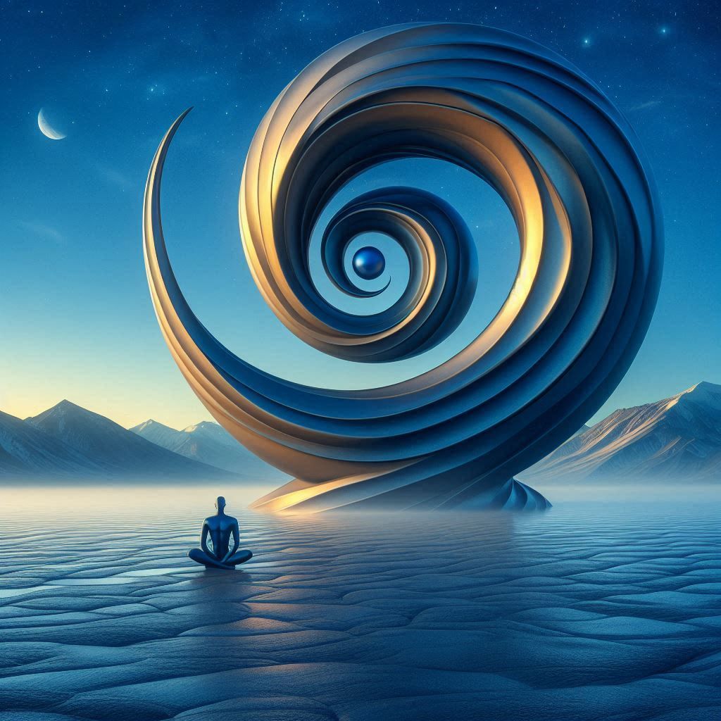 Don't try to understand. Just feel the blue. Breathe.