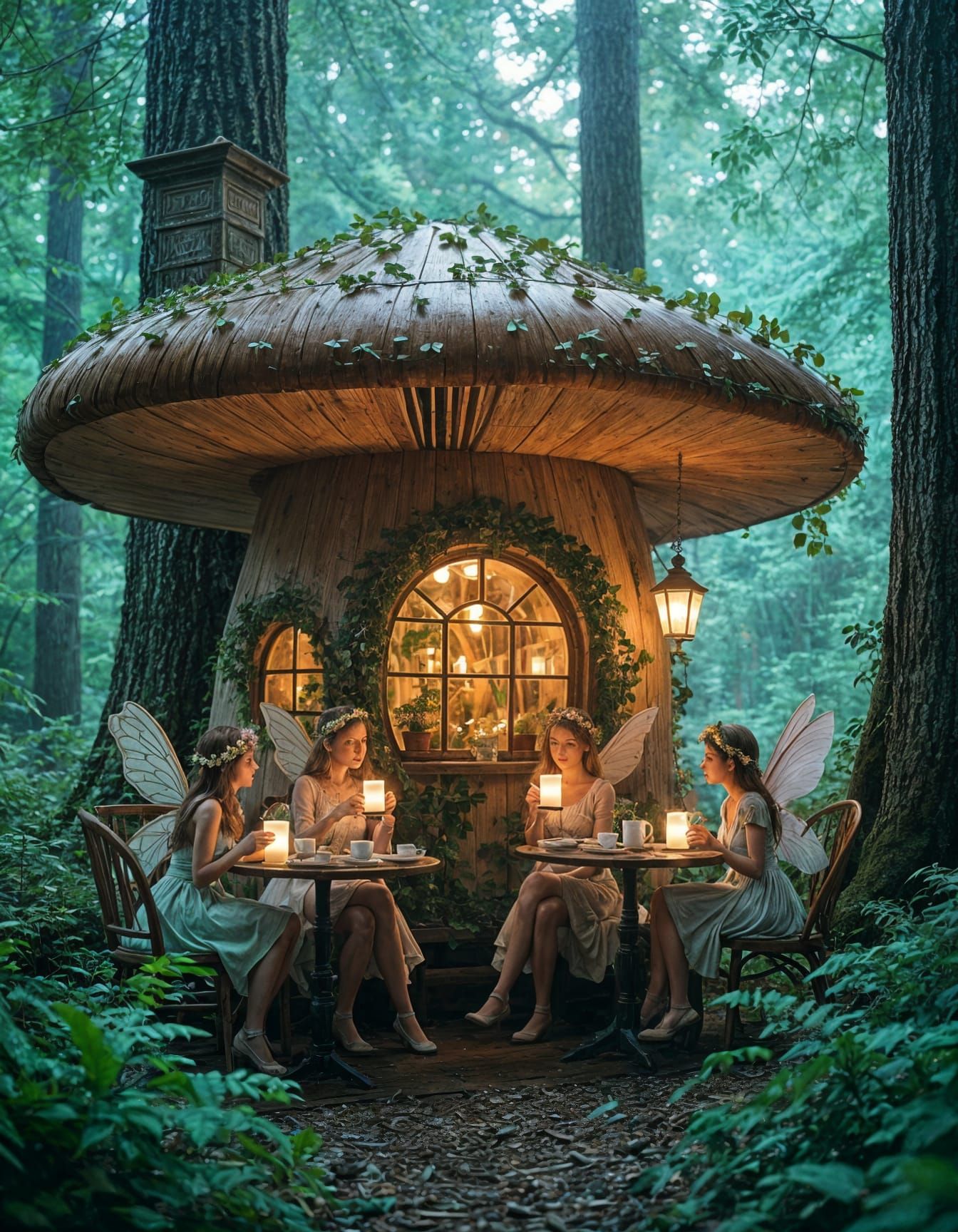Enchanted Cafés  by @Happy Guy