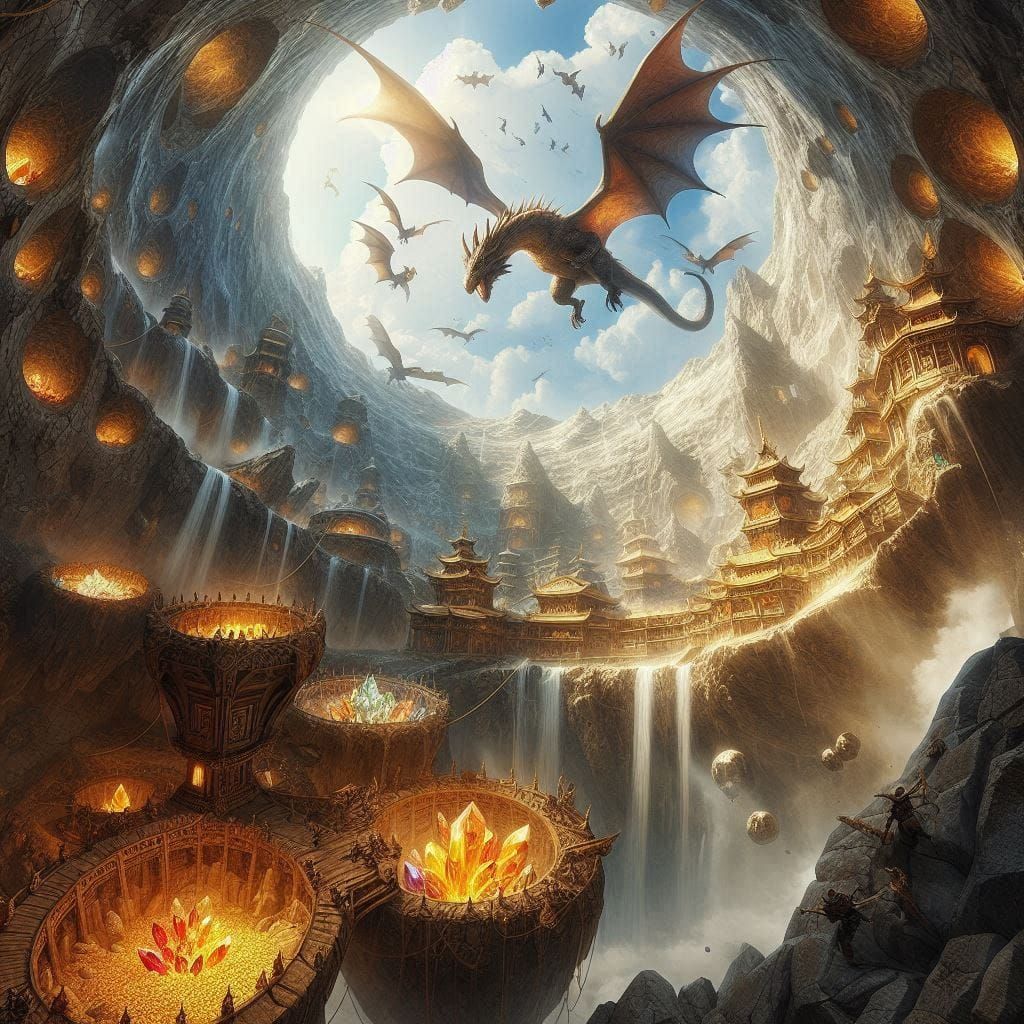 the dwarfs ore and the Dragons who took it