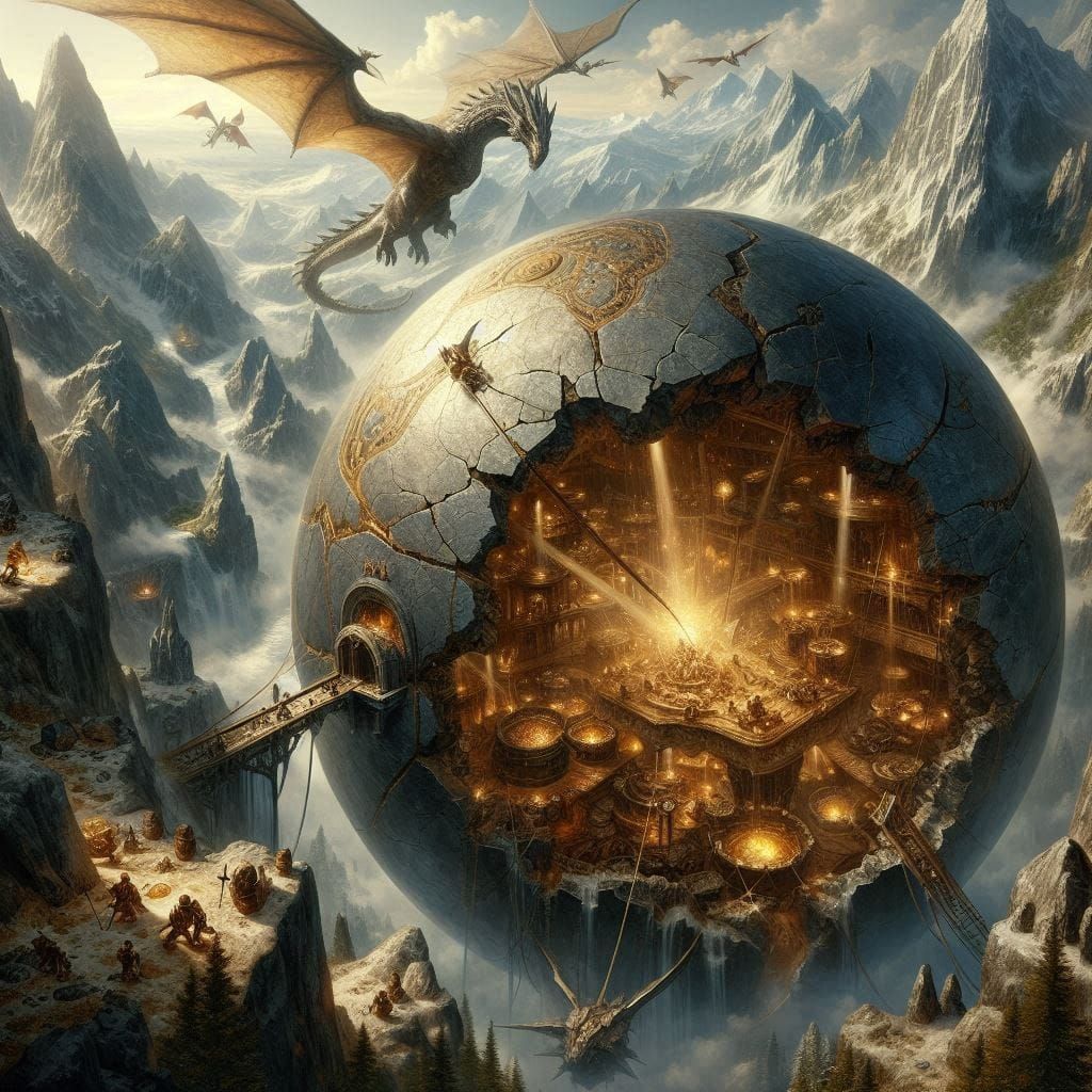 the dwarfs ore and the Dragons who took it