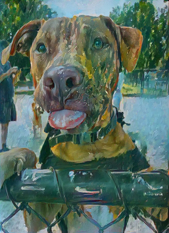 Big Ninja at the park greeting frens.