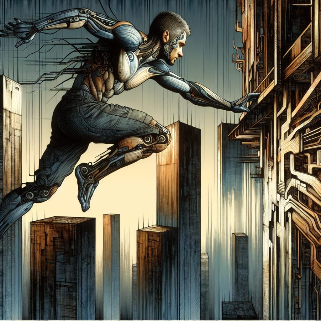 Parkour! Extreme Parkour!!!  by @Immaterial