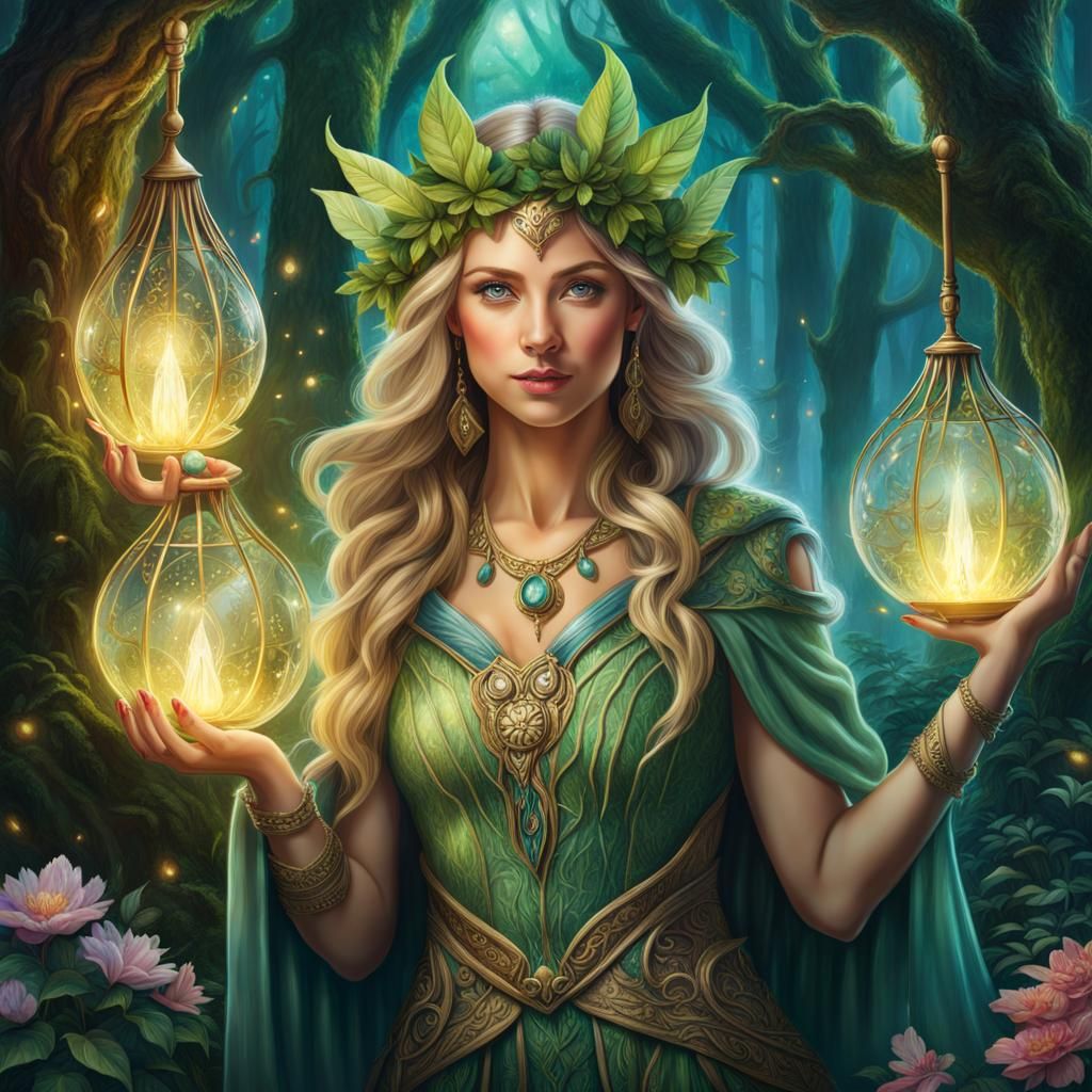 Whimsical Enchanting Elf. - AI Generated Artwork - NightCafe Creator