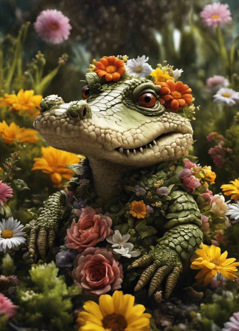 Flowergator  by @TanYG