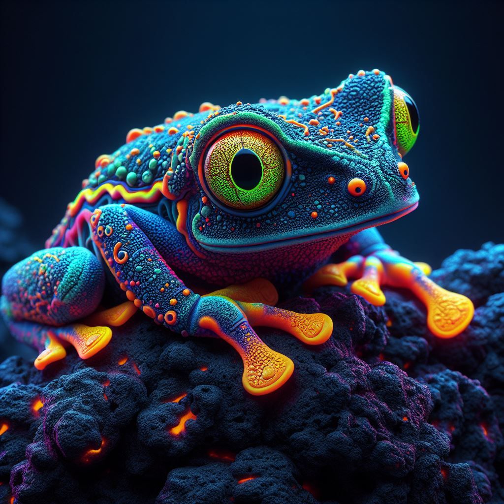 Neon Frog