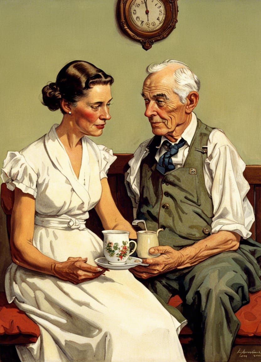A serious conversation.
