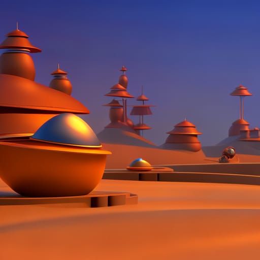 Israeli Flag in Pixar Disney 3D Style