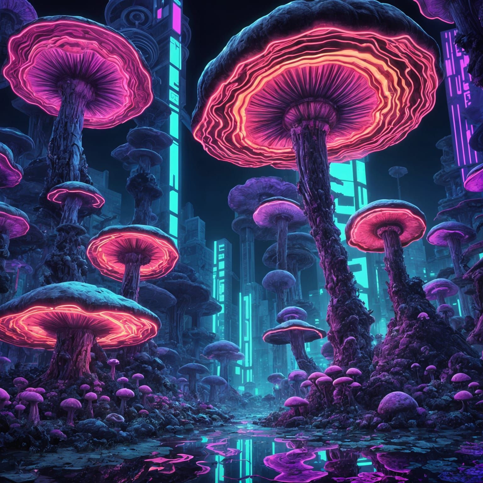 Shroomscape II  by @Tangodream