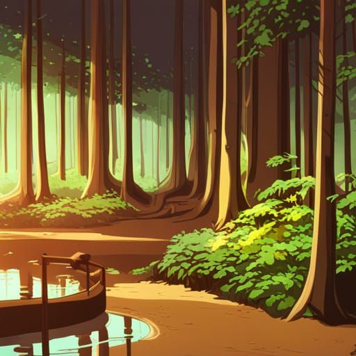 Forest scenery