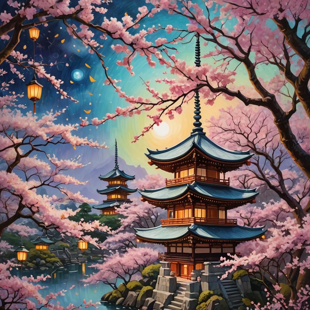 cherry blossoms  by @Mimi1888