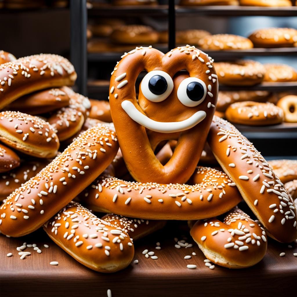 pretzels man AI Generated Artwork NightCafe Creator