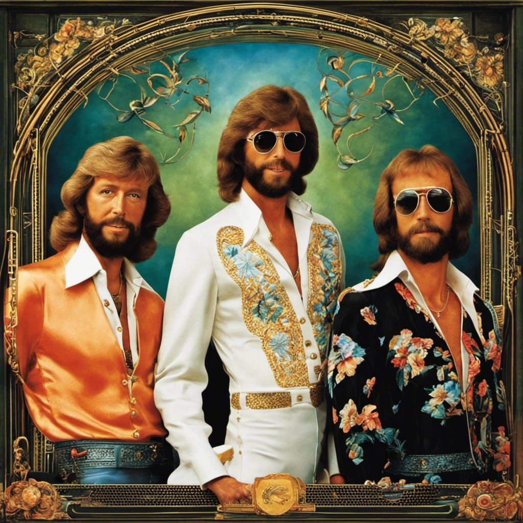 Feeling the Music Bee Gees style AI Generated Artwork NightCafe Creator(09)