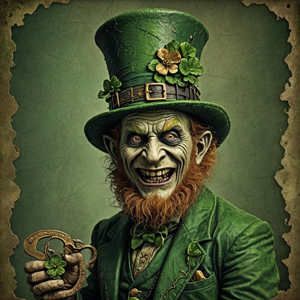 Deadly Leprechaun - AI Generated Artwork - NightCafe Creator