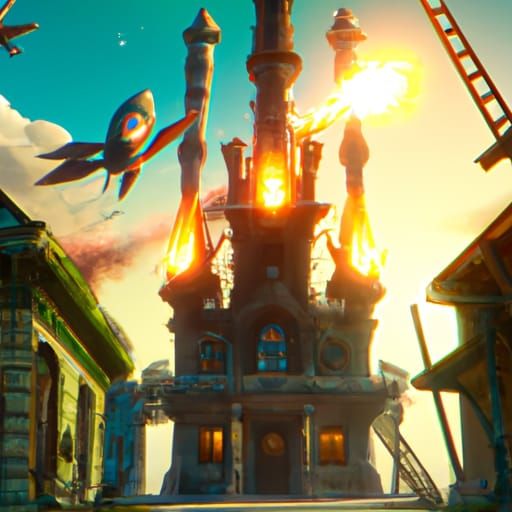 An academy launches 3 rockets