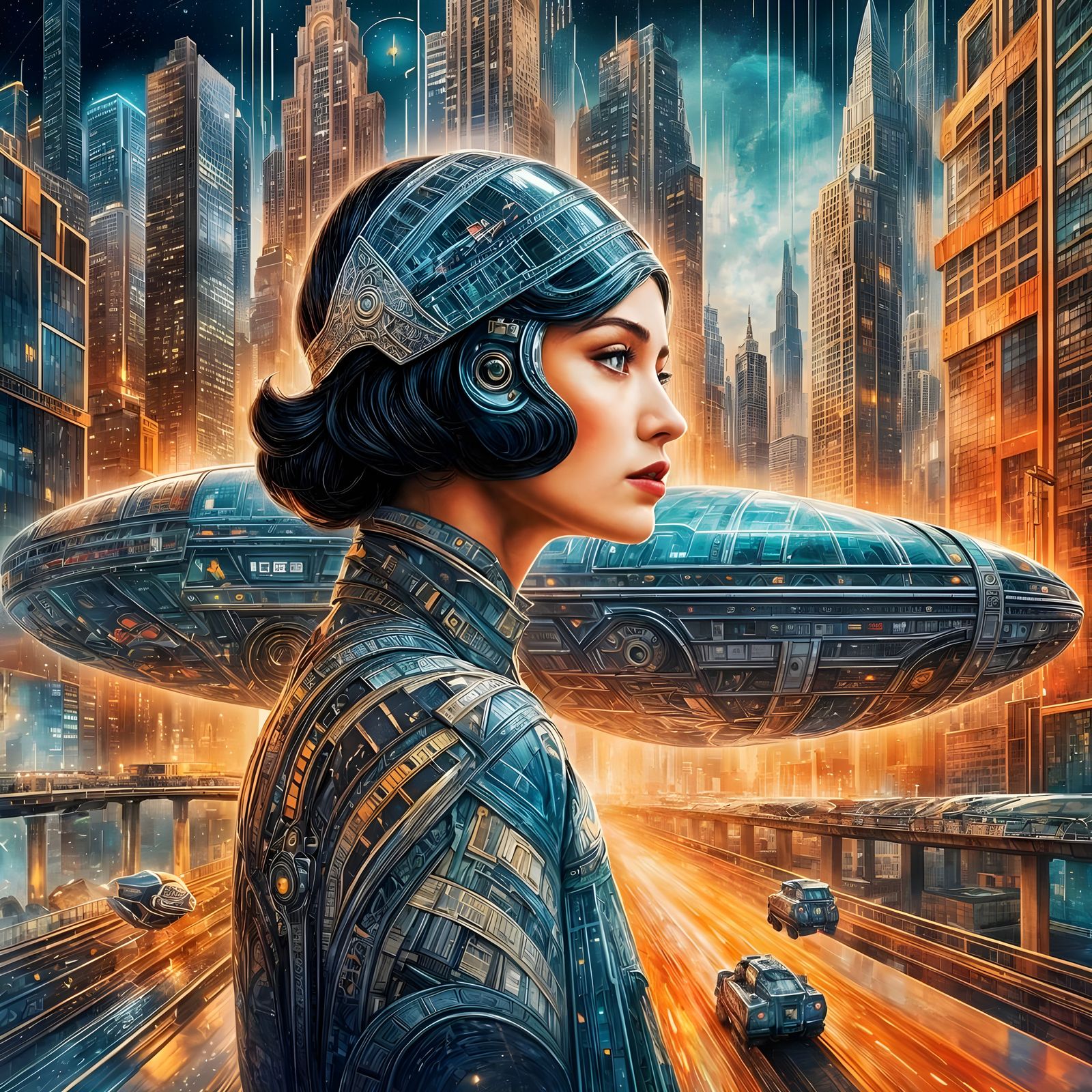 Ayn Decker in Chicago 2407  by @T Scott