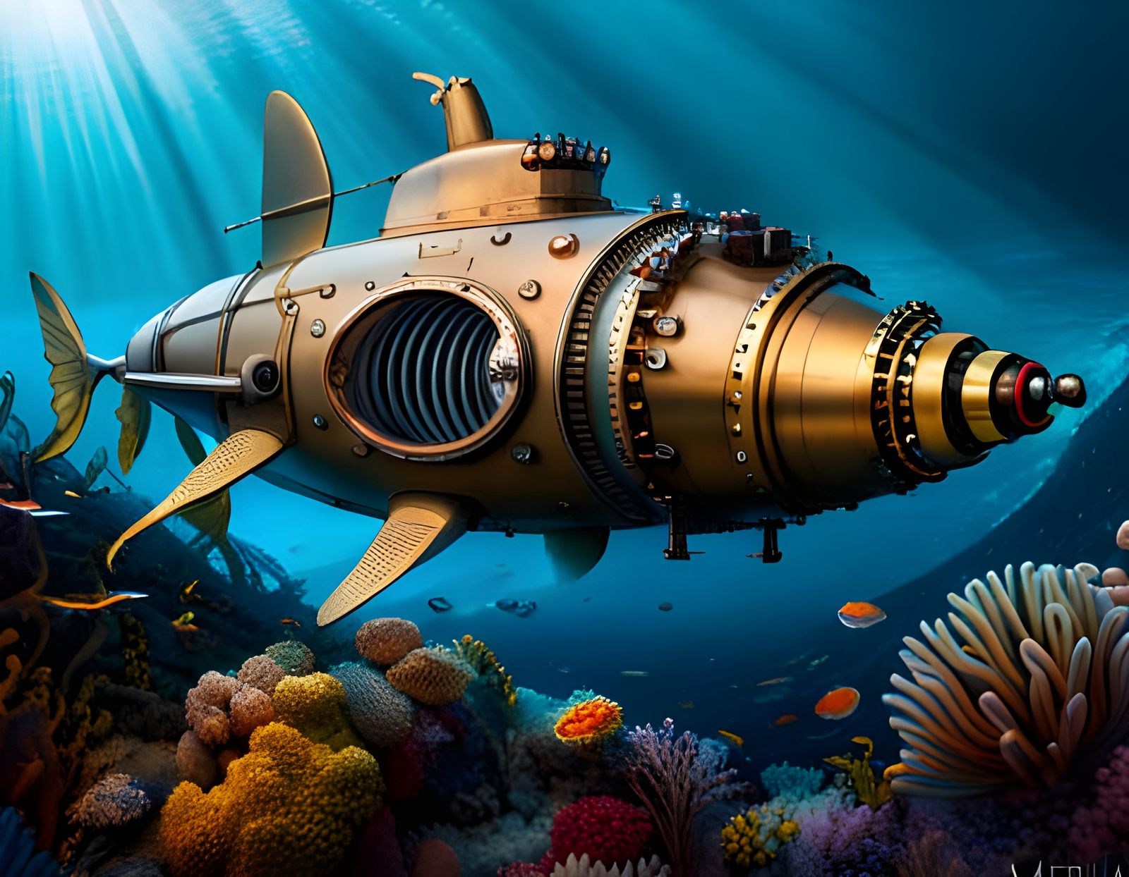 Steampunk Spartan Sub