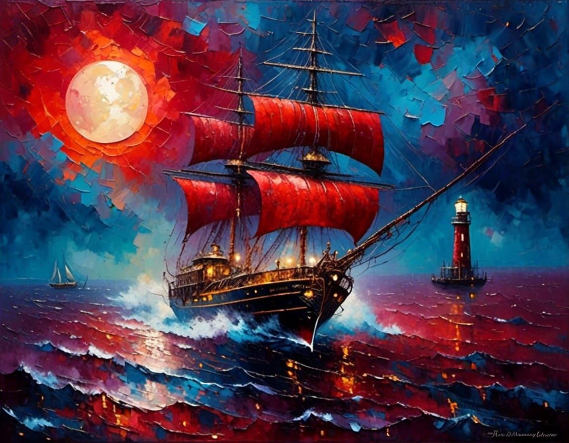 Red blue nautica