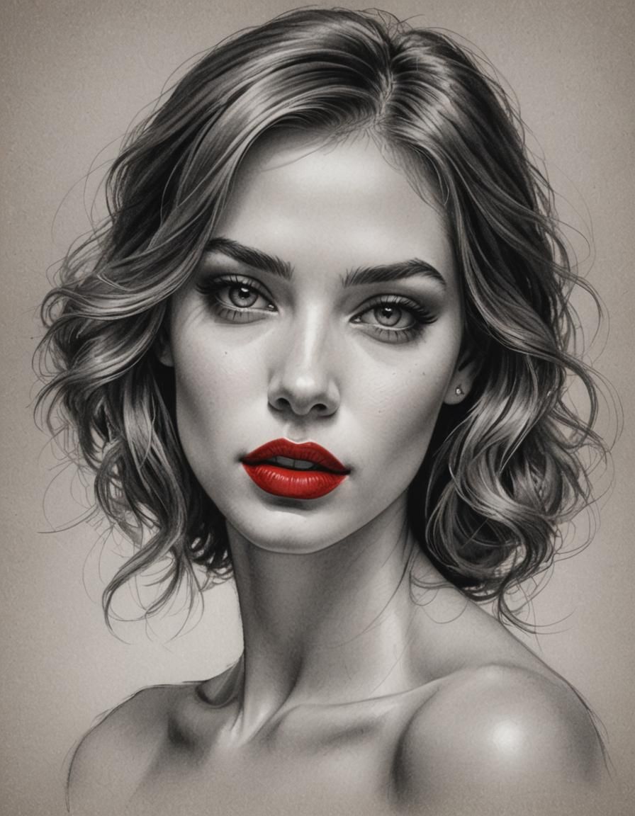 Red Lips  by @SubSta