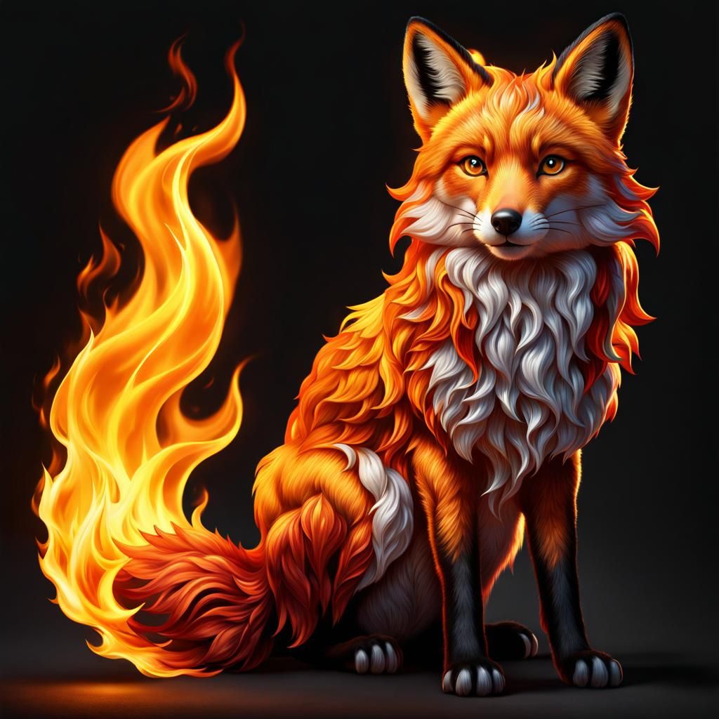 Fire Fox  by @J_D_Dix